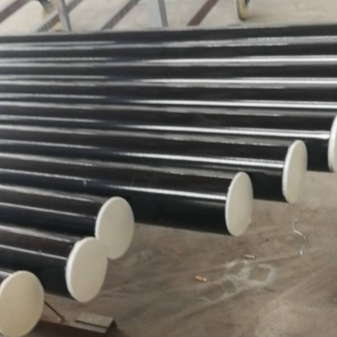 Durable steel road light-post with powder coating