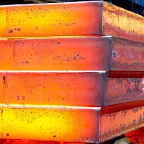 Cooling of steel slabs after production